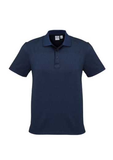 Picture of Biz Collection Mens Shadow Polo Shirt Cotton Rich Soft Feel Cross Dye
